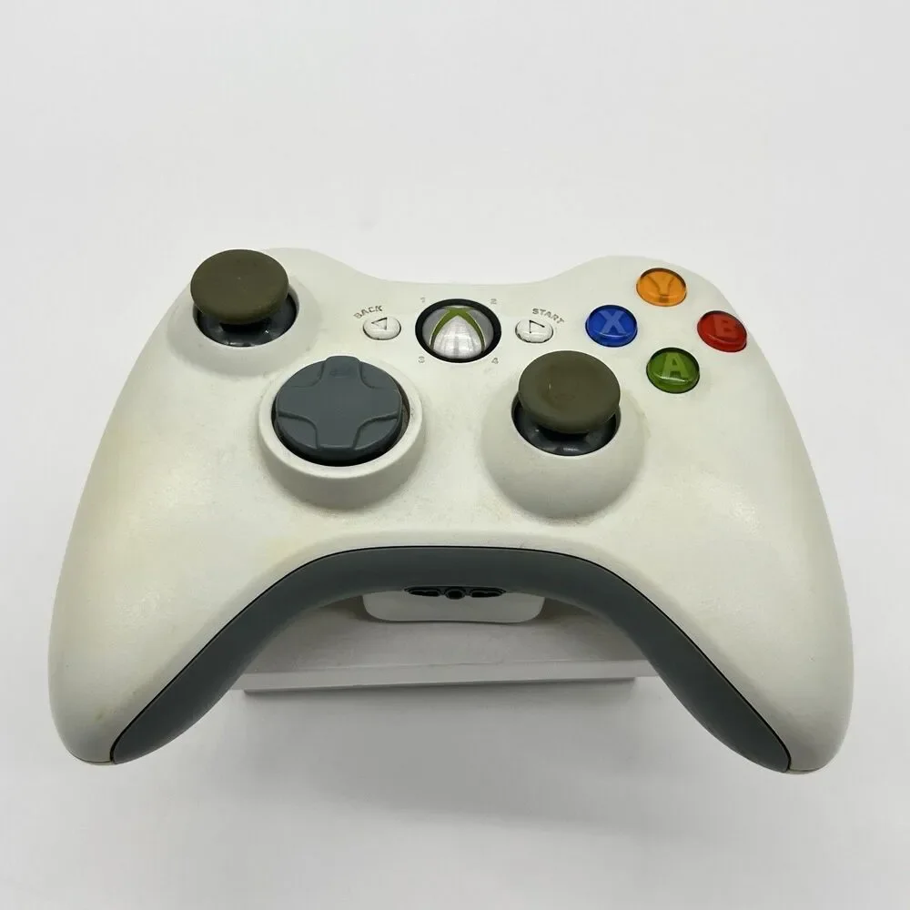 Microsoft Official OEM Xbox 360 Wireless Controller - White Tested Working